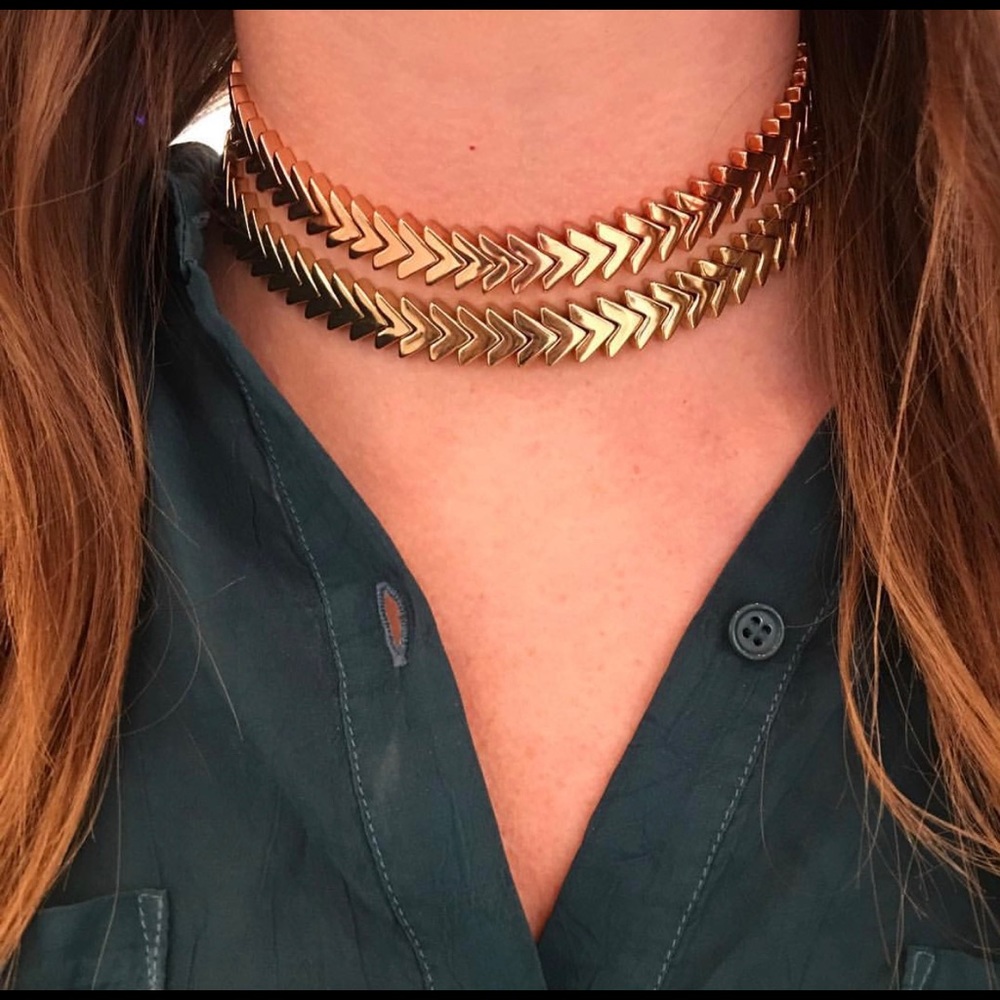Rebecca Minkoff gold choker